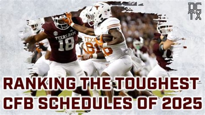 What team has the hardest schedule in college football?
