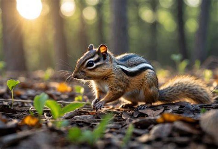 What time of day are chipmunks most active?