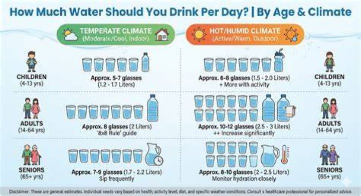 What time should we drink water?
