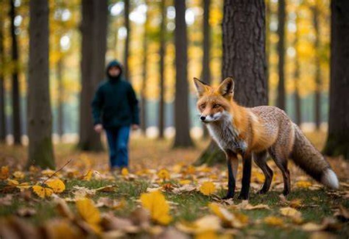 What to do if a fox follows you?