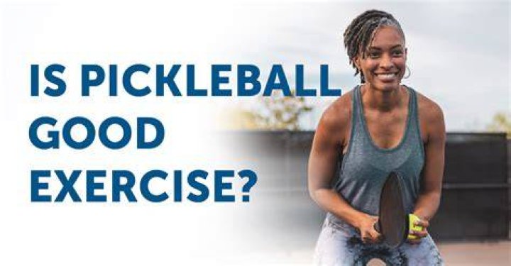 What type of exercise does pickleball replicate?