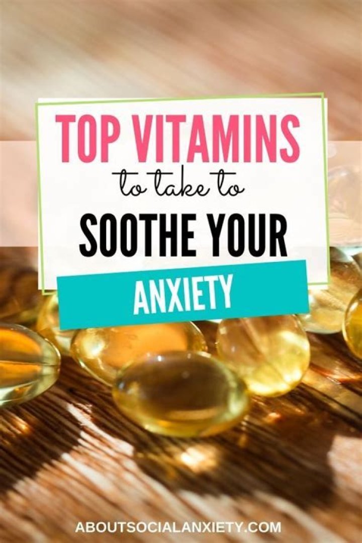 What vitamins are good for anxiety?