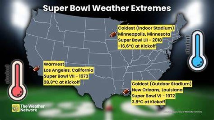What was the coldest Super Bowl played outside?
