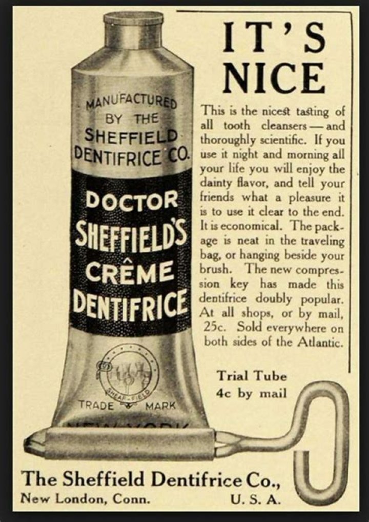 What was the first toothpaste?
