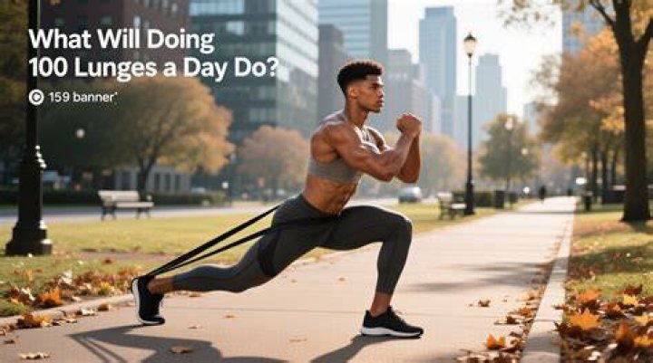 What will doing 100 lunges a day do?