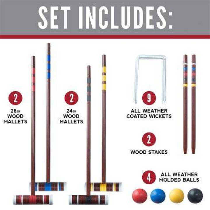 What wood is used in croquet mallet?