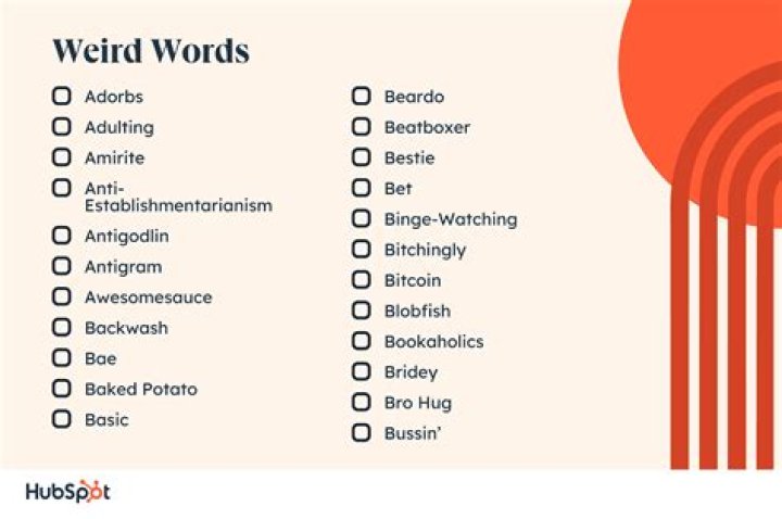 What words do Texans say weird?