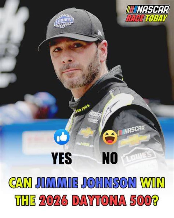 What year did Jimmie Johnson win Daytona 500?