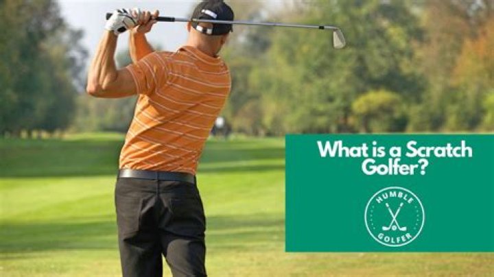 Whats a scratch golfer score?