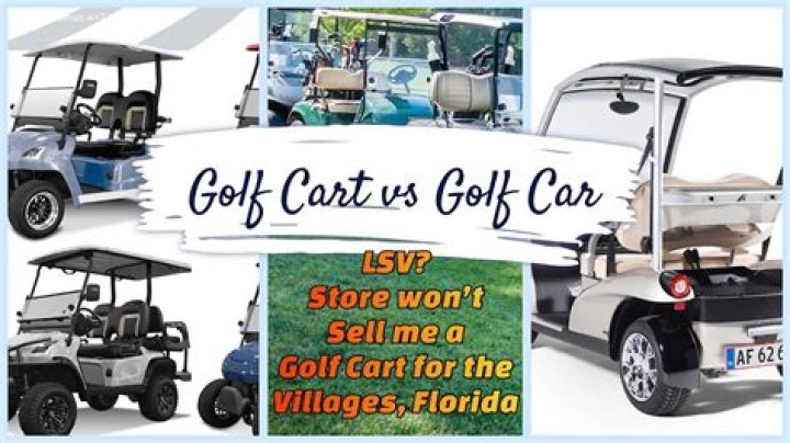 Whats the difference between a golf car and golf cart?