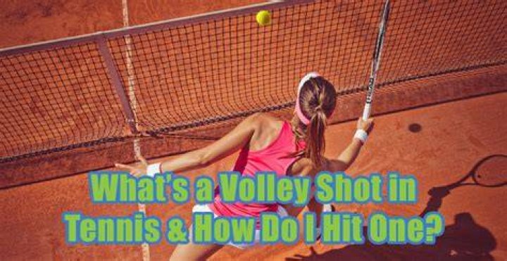 When can you hit a volley shot?