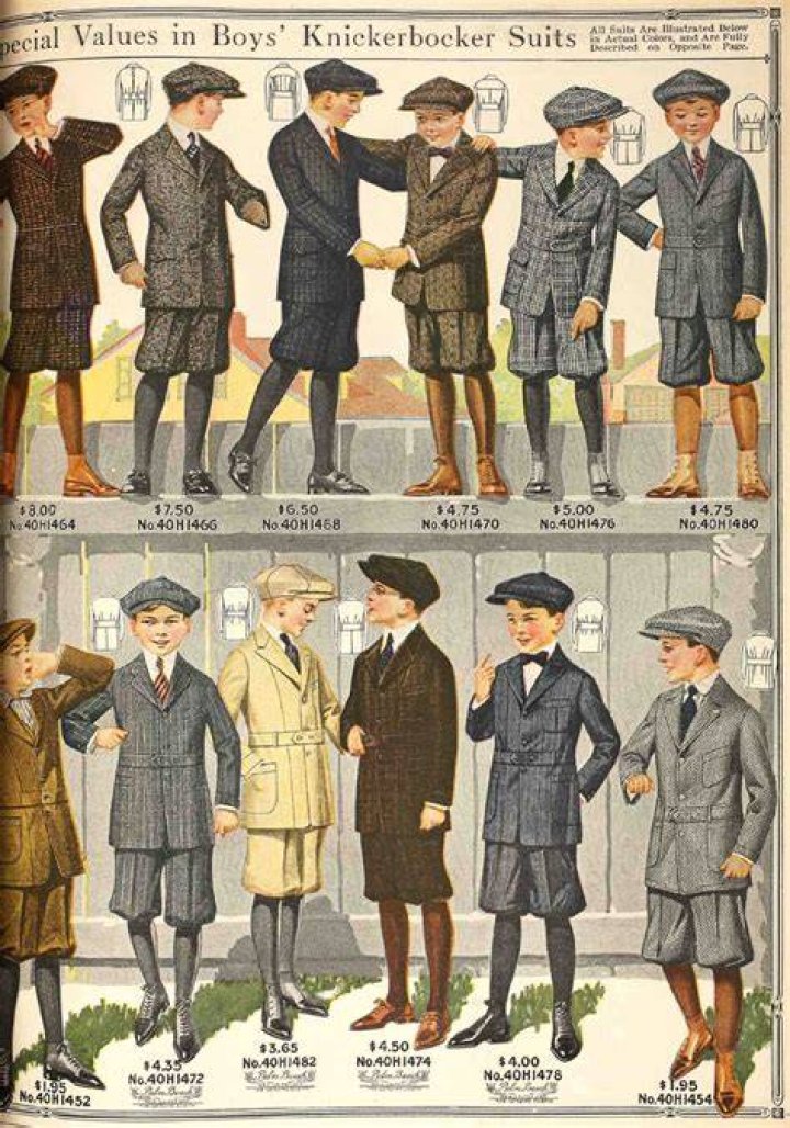 When did Knickerbockers go out of style?