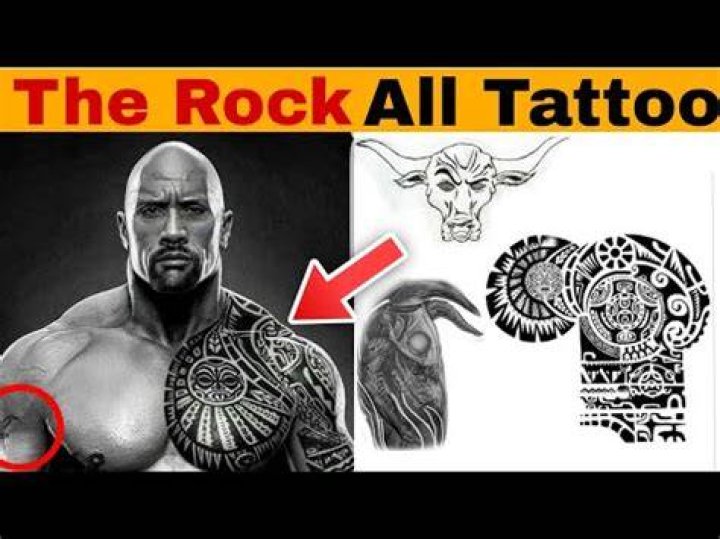When did The Rock get his shoulder tattoo?