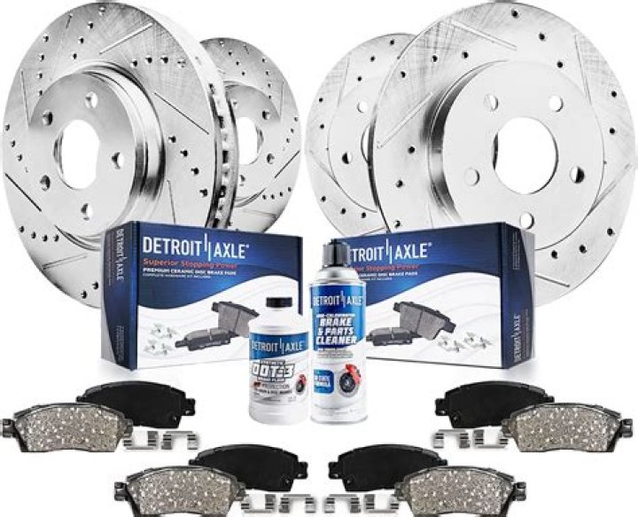 When should I replace slotted and drilled rotors?