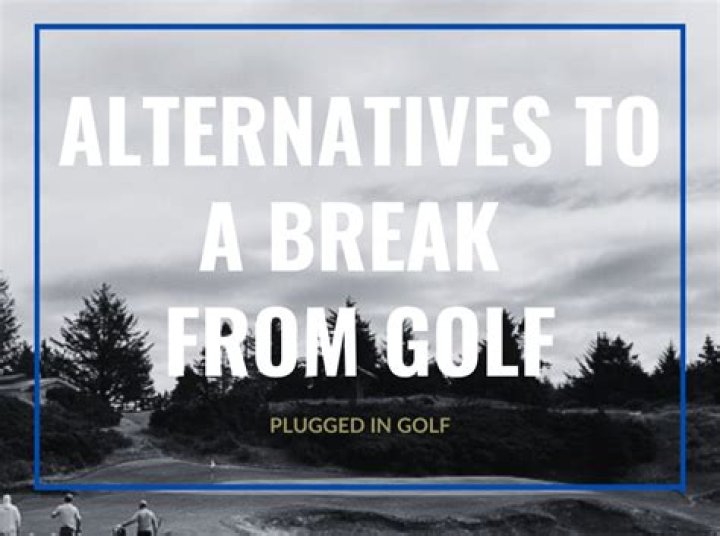 When should I take a break from golf?