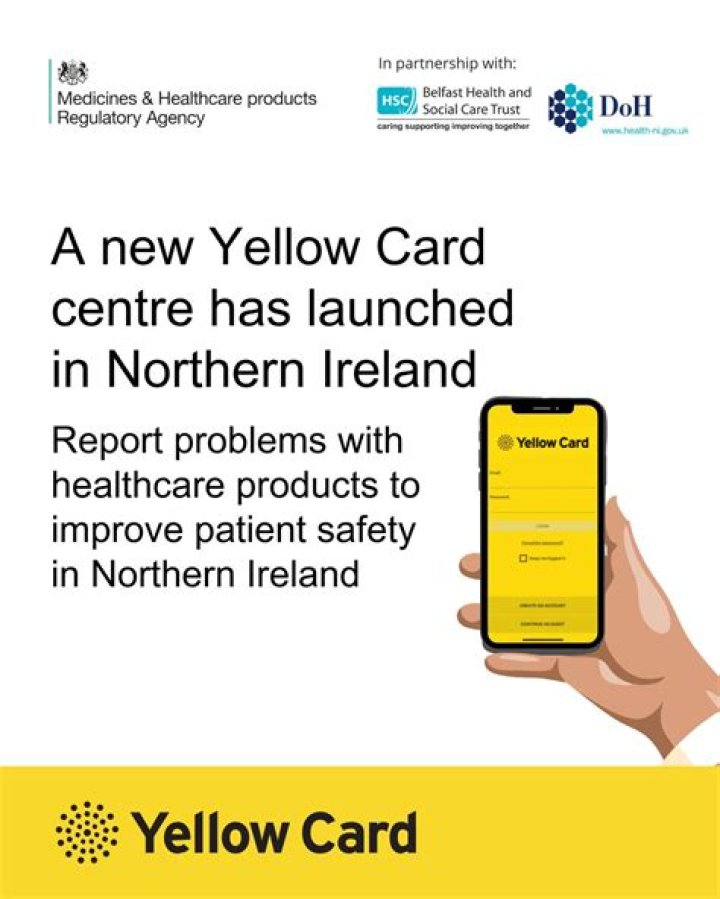 When was the Coronavirus Yellow Card reporting site launched?