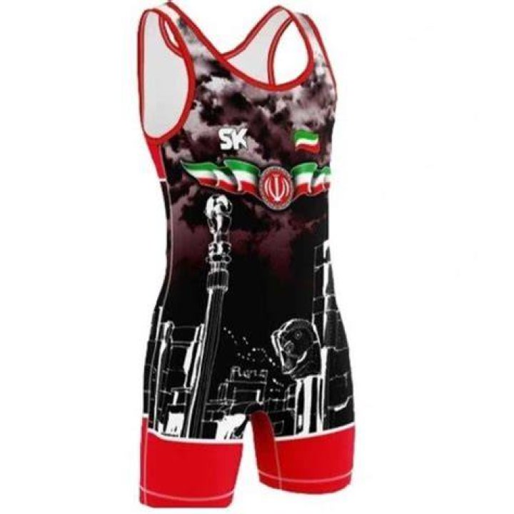 When were wrestling singlets invented?