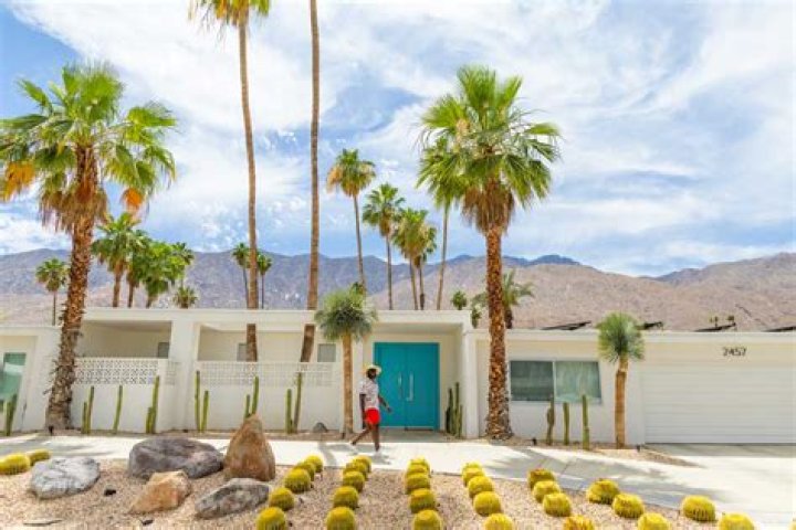 Where can you see celebrities in Palm Springs?
