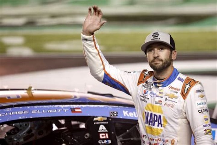Where did Chase Elliott get his first win?