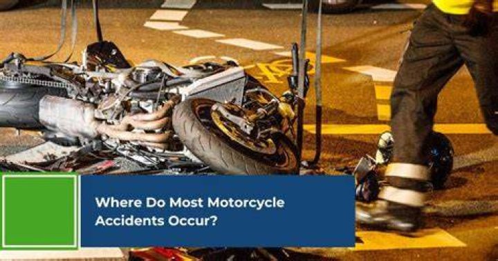 Where do most motorcycle accidents occur?