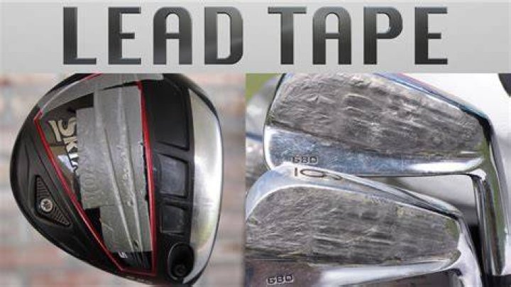 Where does lead tape go on wedges?
