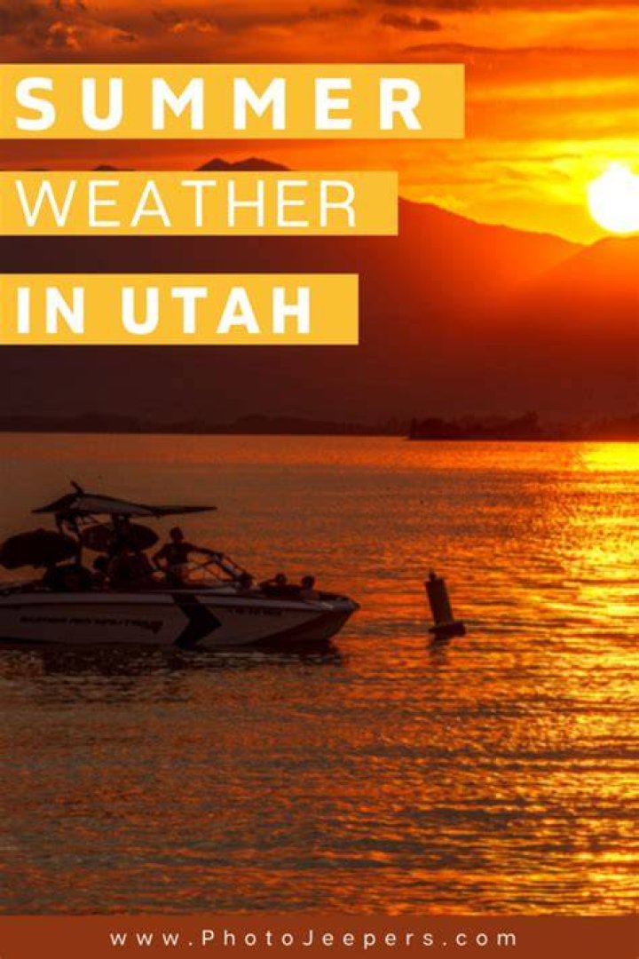 Where is the coolest weather in Utah?