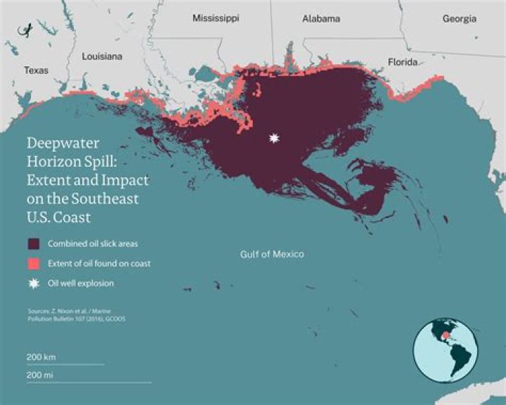 Where is the current oil spill?