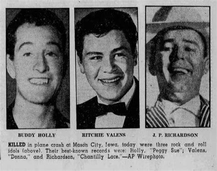 Where was Buddy Holly flying to when he died?