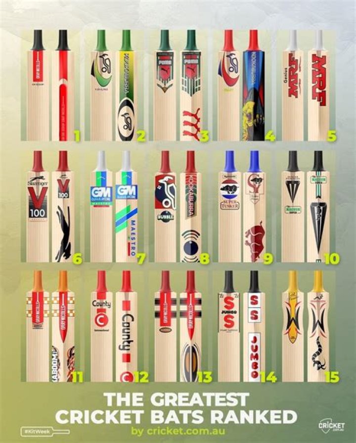 Which cricketer use most heaviest bat?