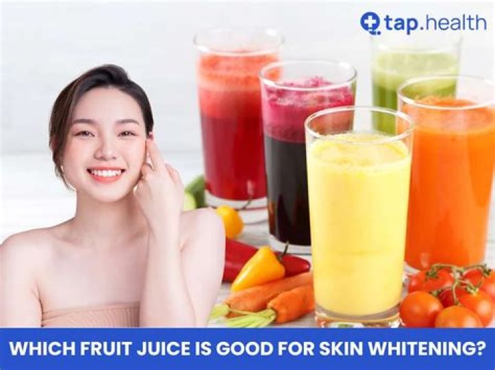Which drink is good for skin whitening?