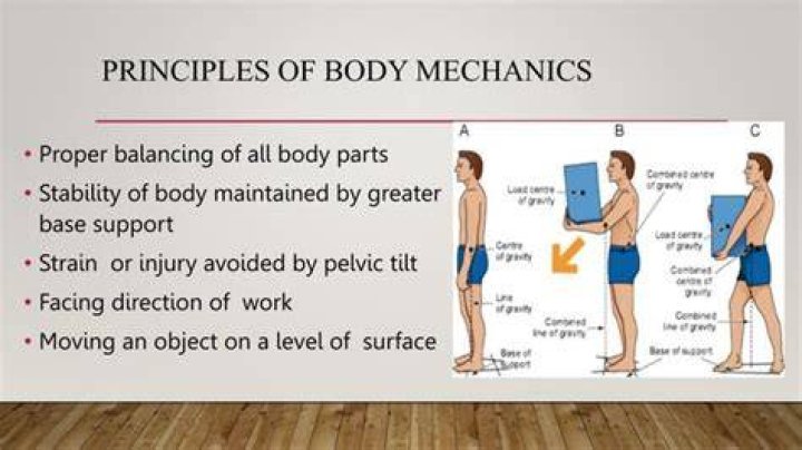 Which effect does using proper body mechanics have?