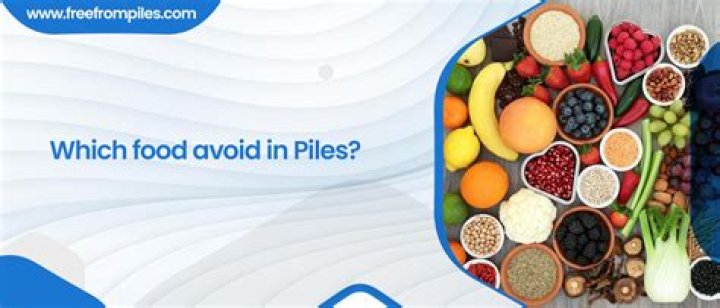 Which food avoid in piles?