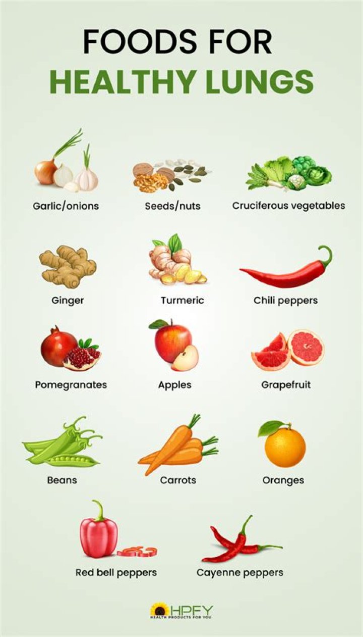 Which fruit is good for lungs?