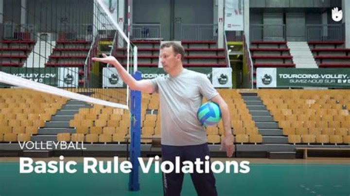 Which is not basic violation in volleyball?