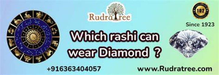 Which Rashi should not wear diamond?