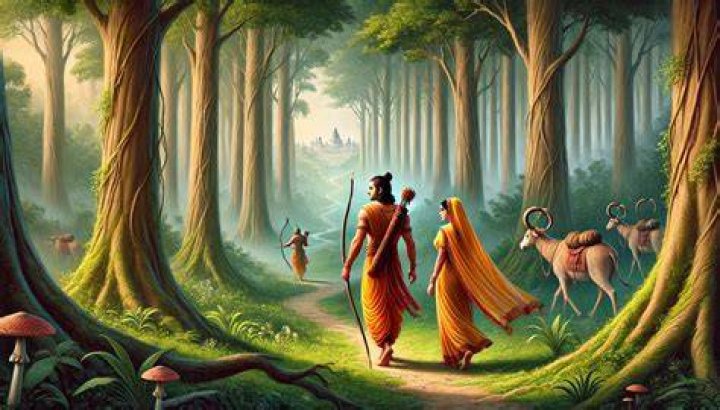 Which rishis did Ram meet in exile?