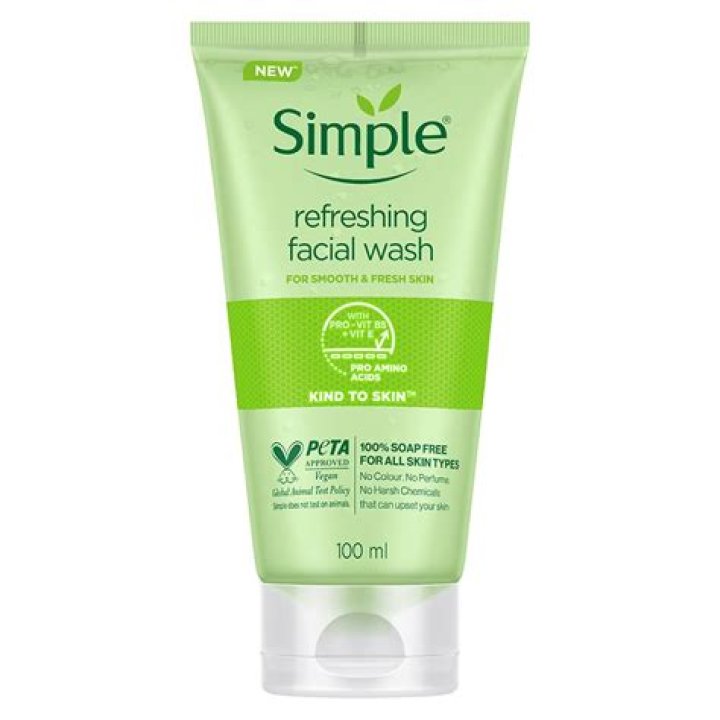Which water is best for face wash?