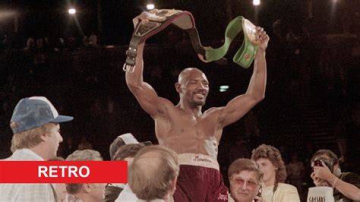 Who defeated Marvin Hagler?