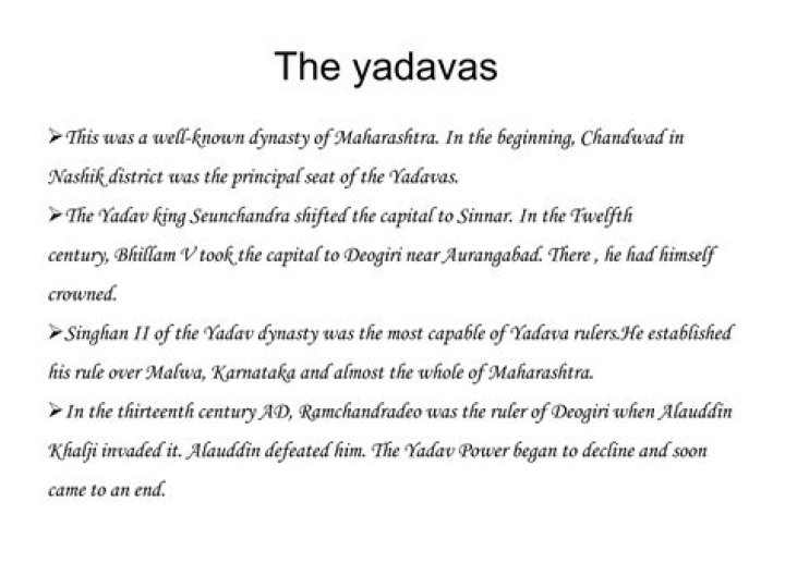 Who defeated Yadavas?