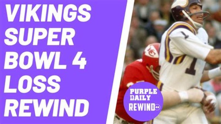 Who did the Vikings lose to in Super Bowls?