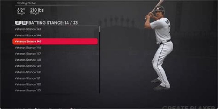 Who has the best batting stance in MLB The Show 21?