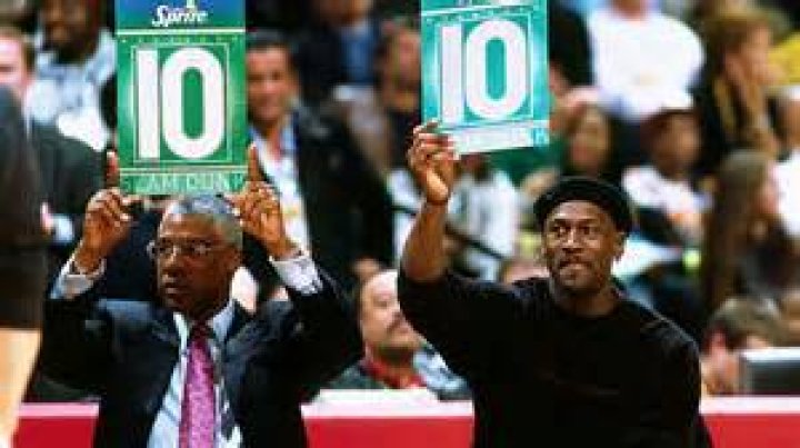 Who has the most 50 points in dunk contest?