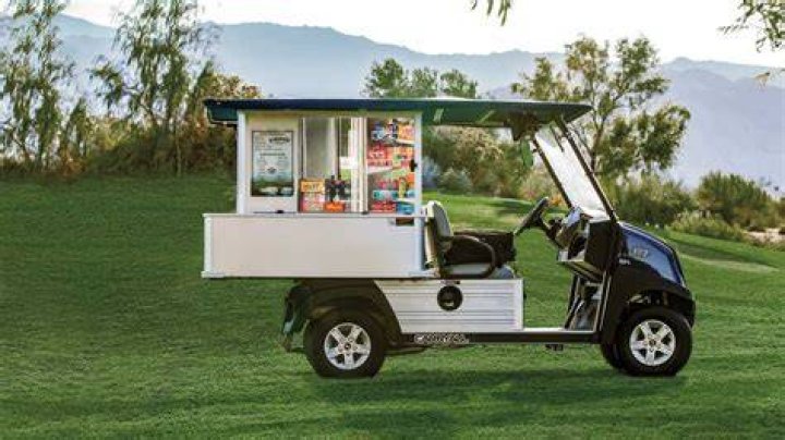 Who invented golf beverage cart?