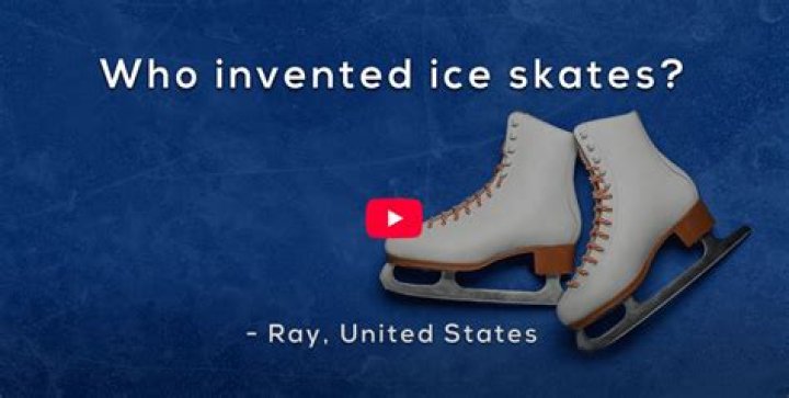 Who invented ice skating shoes?