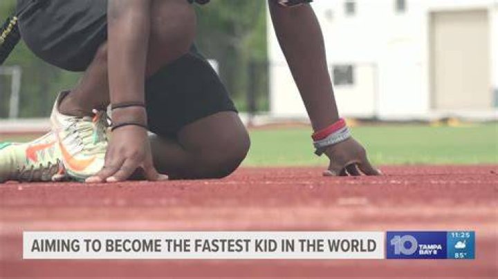 Who is the fastest kid 2021?