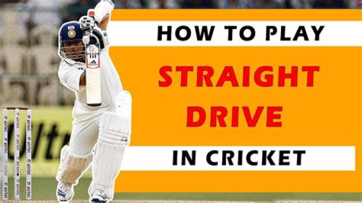 Who is the God of straight drive in cricket?