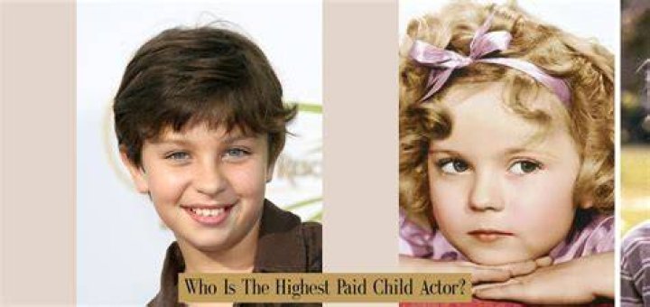 Who is the highest paid child actor?