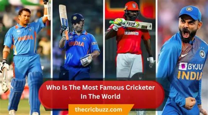 Who is the most famous cricketer?
