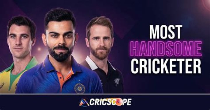 Who is the most handsome cricketer in the world?