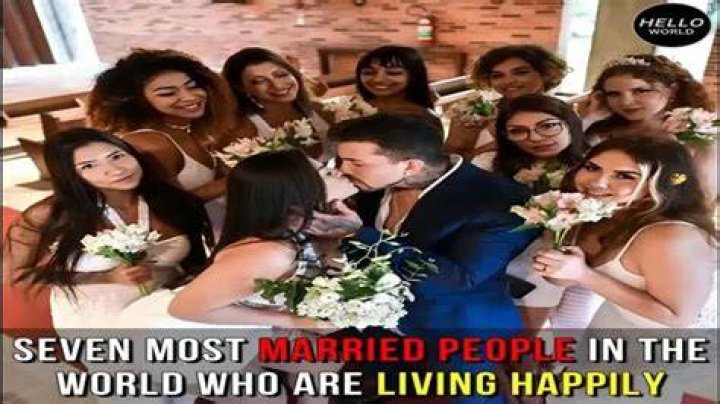 Who is the most married person in the world?